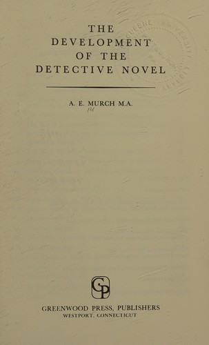 Development of the Detective Novel