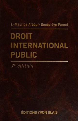 DROIT INTERNATIONAL PUBLIC, 7E EDITION