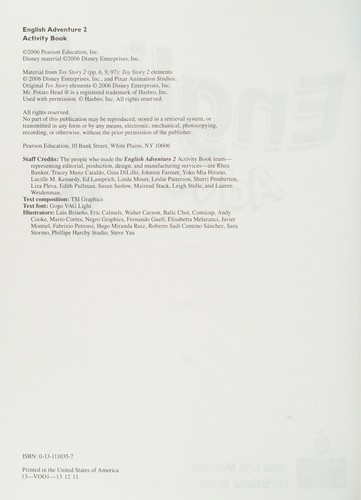 English Adventure 2, Activity Book 2