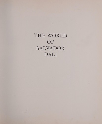 The world of Salvador Dali