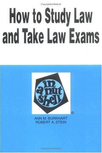 How to study law and take law exams in a nutshell