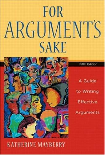 For argument's sake