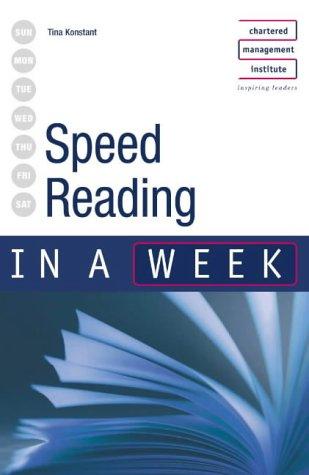Speed Reading in a Week (In a Week)