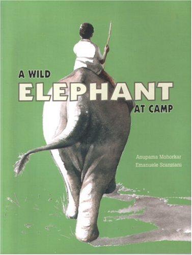 A Wild Elephant At Camp