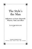 The style's the man