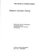 Modern German poetry