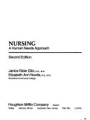 Nursing, a human needs approach