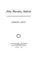 John Marston, satirist