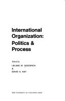 International organization: politics & process.