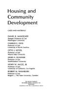 Housing and community development