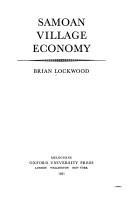 Samoan Village Economy