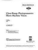 Close-range photogrammetry meets machine vision