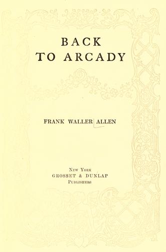 Back to Arcady