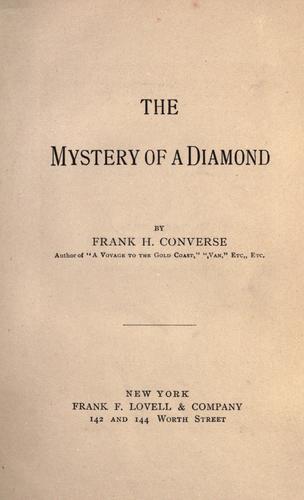 The mystery of a diamond
