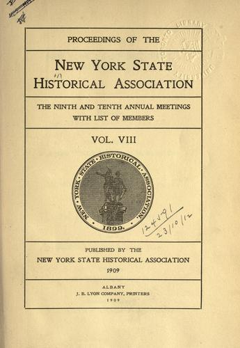 Proceedings [of the] annual meeting with constitution, by-laws and list of members.