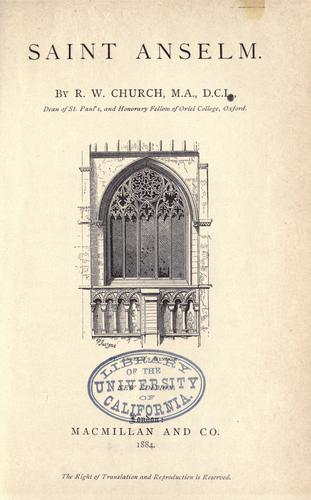 Saint Anselm