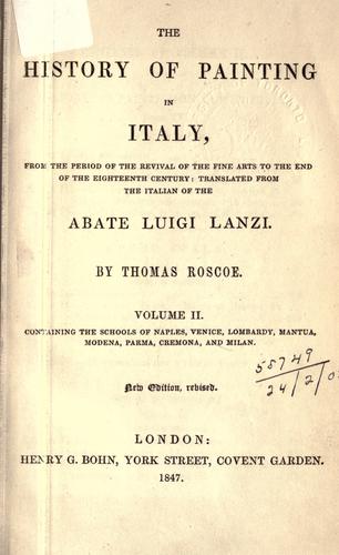 The history of painting in Italy