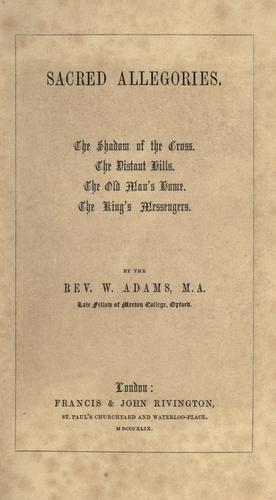 Sacred allegories