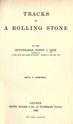 Tracks of a rolling stone