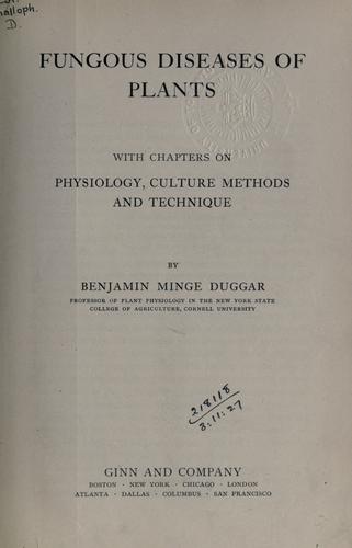 Fungous diseases of plants