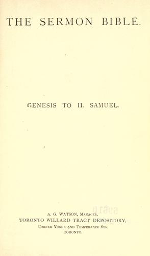 The Sermon Bible.
