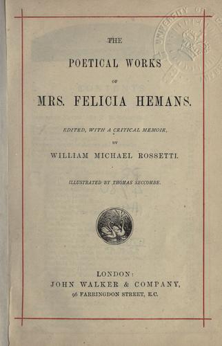 Poetical works.