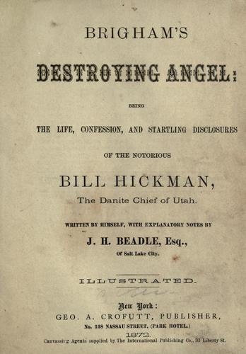 Brigham's destroying angel