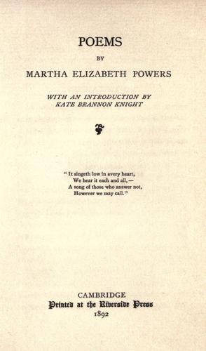 Poems