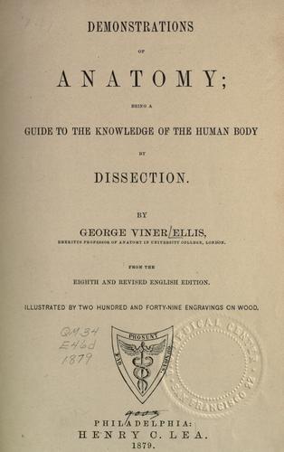Demonstrations of anatomy