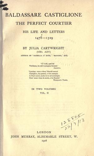 Baldassare Castiglione, the perfect courtier