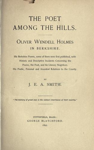 The poet among the hills