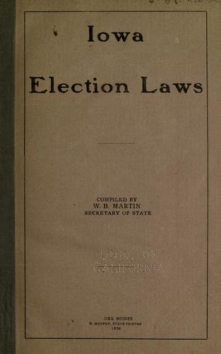 Iowa election laws.
