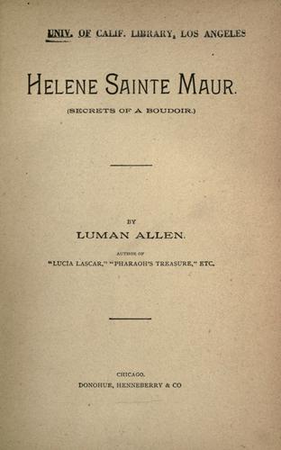 Helene Sainte Maur