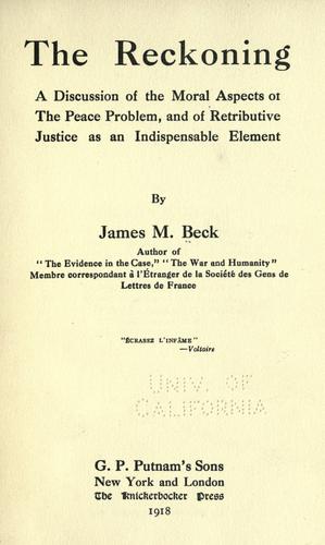 The reckoning