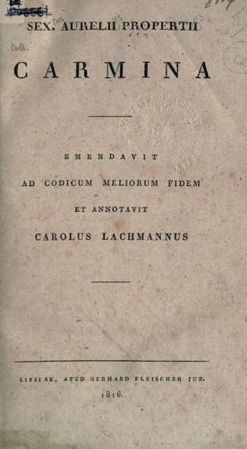 Carmina.