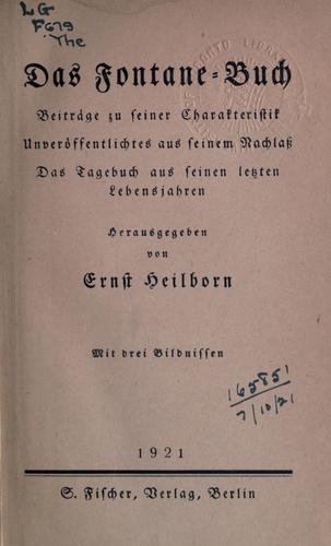 Das Fontane-Buch