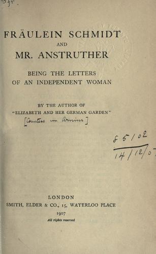 Fräulein Schmidt and Mr. Anstruther