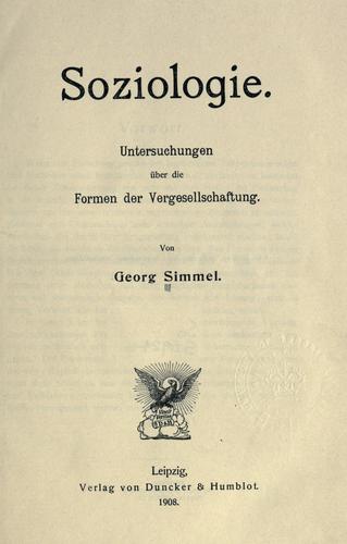 Soziologie.