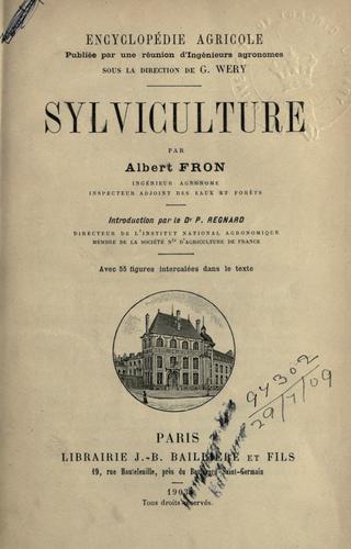 Sylviculture.