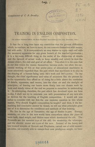 Training in English composition.