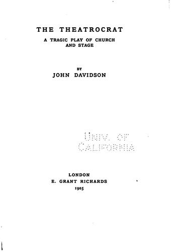 The theatrocrat