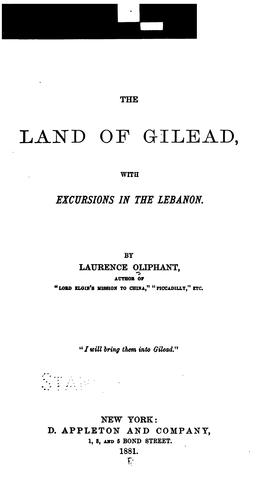 The land of Gilead
