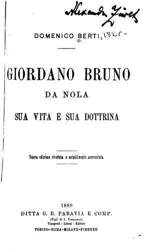 Giordano Bruno da Nola