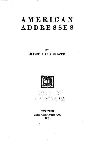 American addresses