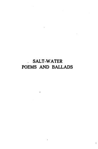 Salt-water Poems and Ballads