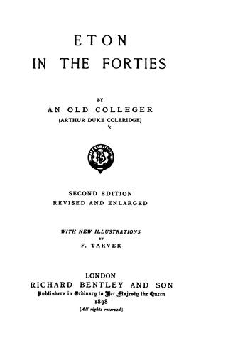 Eton in the forties