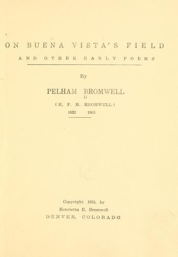 On Buena Vista's field