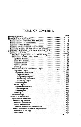 A manual of zoology