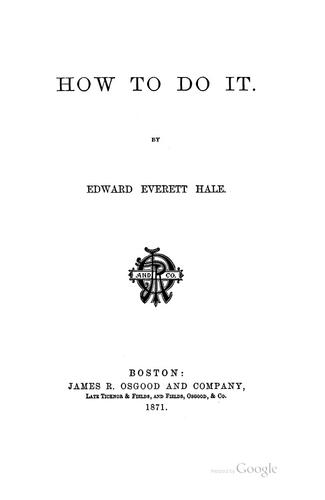 How to do it.