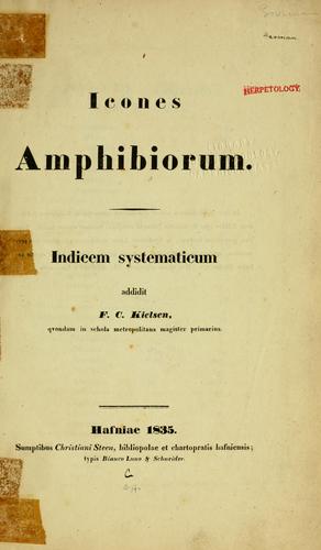 Icones amphibiorum.